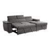 8228GY Seating-Ferriday Collection 2-Piece Sectional with Adjus...