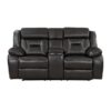 8229NDG Seating-Amite Collection 2pc Set: Sofa, Love