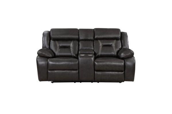 8229NDG Seating-Amite Collection 2pc Set: Sofa, Love