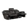8229NDG-PW Seating-Amite Collection 2pc Set: Sofa, Love (Power)