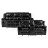8230BLK Seating-Bastrop Collection 2pc Set: Sofa, Love