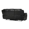 8230BLK-3 Double Reclining Sofa