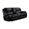 8230BLK Seating-Bastrop Collection 2pc Set: Sofa, Love