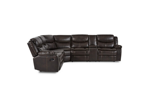 8230BRW-SC Seating-Bastrop Collection 3-Piece Sectional with Right...