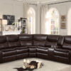 8230BRW-SC Seating-Bastrop Collection 3-Piece Sectional with Right...