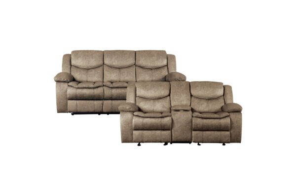 8230FBR Seating-Bastrop Collection 2pc Set: Sofa, Love