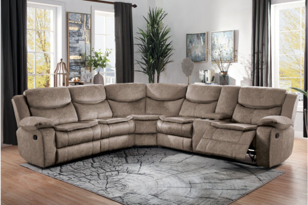 8230FBR-SC Seating-Bastrop Collection 3-Piece Sectional with Right...