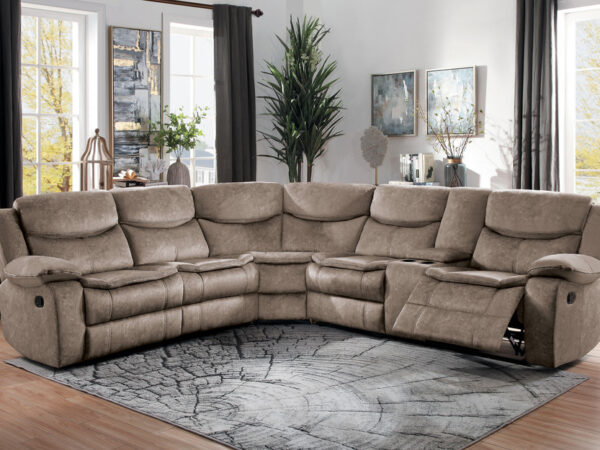 8230FBR-SC Seating-Bastrop Collection 3-Piece Sectional with Right...