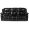 8230BLK-3 Double Reclining Sofa