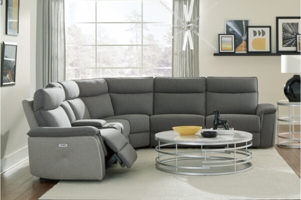 8259DG Seating-Maroni Collection 6-Piece Modular Power Reclin...