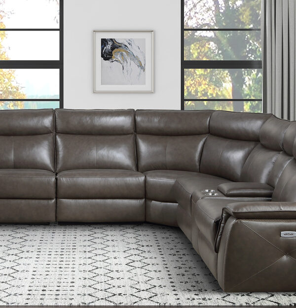 8259RFDB Seating-Maroni Collection 6-Piece Modular Power Reclin...