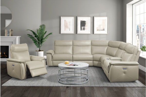 8259RFTP Seating-Maroni Collection 6-Piece Modular Power Reclin...
