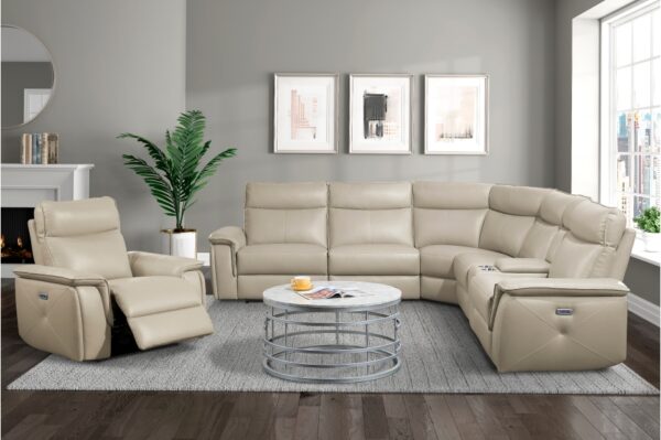 8259RFTP Seating-Maroni Collection 6-Piece Modular Power Reclin...