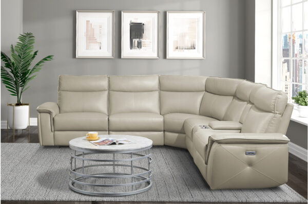 8259RFTP Seating-Maroni Collection 6-Piece Modular Power Reclin...