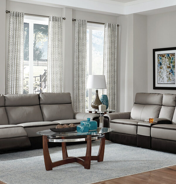 8318 Seating-Laertes Collection 2pc Set: Sofa, Love (Power)
