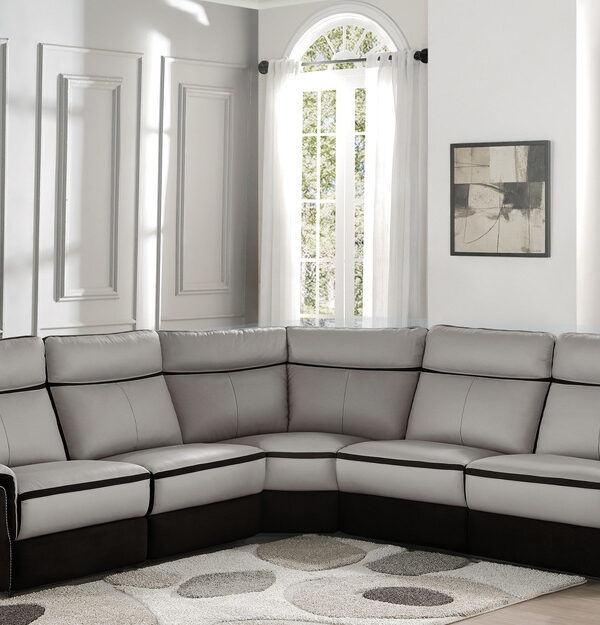 8318-SC Seating-Laertes Collection 6-Piece Modular Power Reclin...