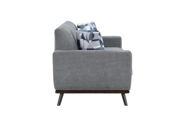 8341GY Seating-Everton Collection 2pc Set: Sofa, Love