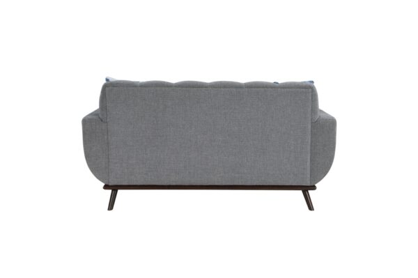 8341GY Seating-Everton Collection 2pc Set: Sofa, Love