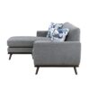 8341GY-3SCRV Reversible Sofa Chaise