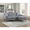 8341GY-3SCRV Reversible Sofa Chaise