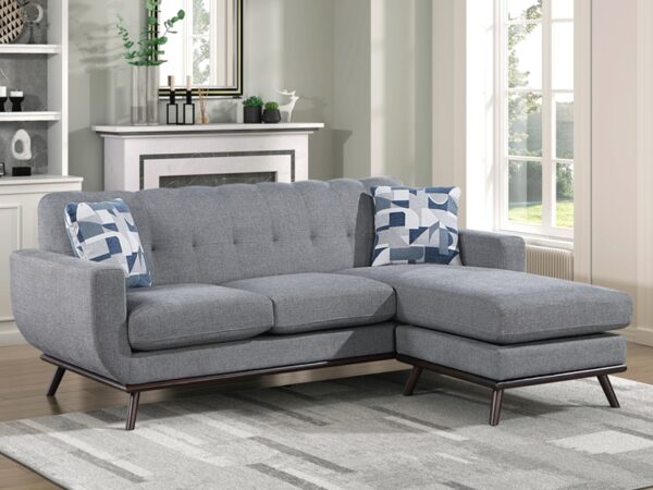 8341GY-SC Seating-Everton Collection Reversible Sofa Chaise