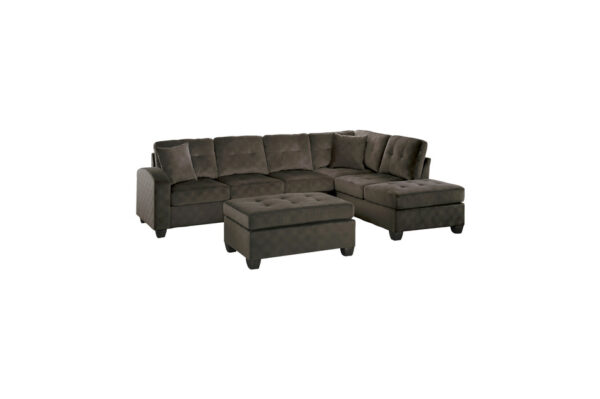 8367CH Seating-Emilio Collection 2-Piece Reversible Sectional...