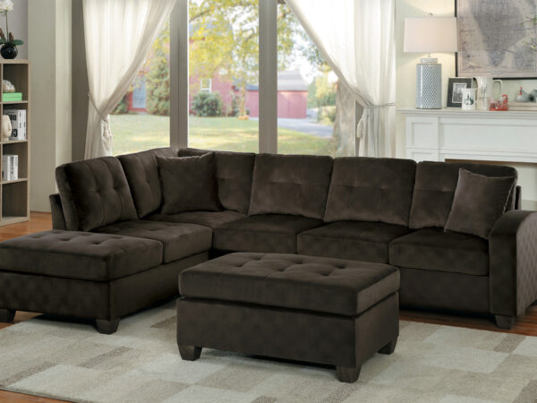 8367CH Seating-Emilio Collection 2-Piece Reversible Sectional...