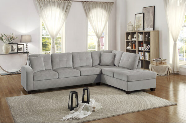 8367TP Seating-Emilio Collection 2-Piece Reversible Sectional...
