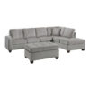 8367TP Seating-Emilio Collection 2-Piece Reversible Sectional...
