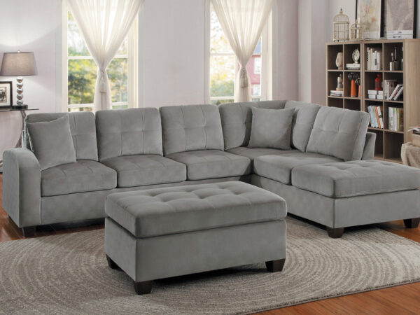 8367TP Seating-Emilio Collection 2-Piece Reversible Sectional...