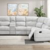 8406GY Seating-Thorne Collection 3-Piece Reclining Sectional ...