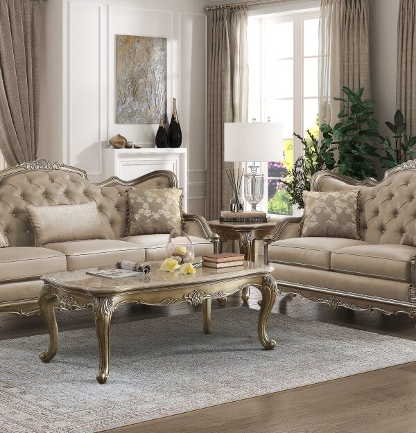 8412 Seating-Florentina Collection 2pc Set: Sofa, Love
