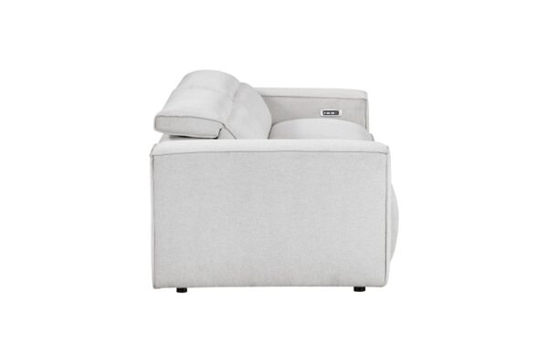 8414GRY Seating- Collection 2pc Set: Sofa, Love