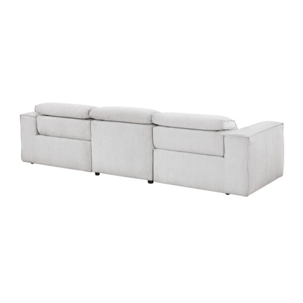 8414GRY-3PWH* Power Double Reclining Sofa ...