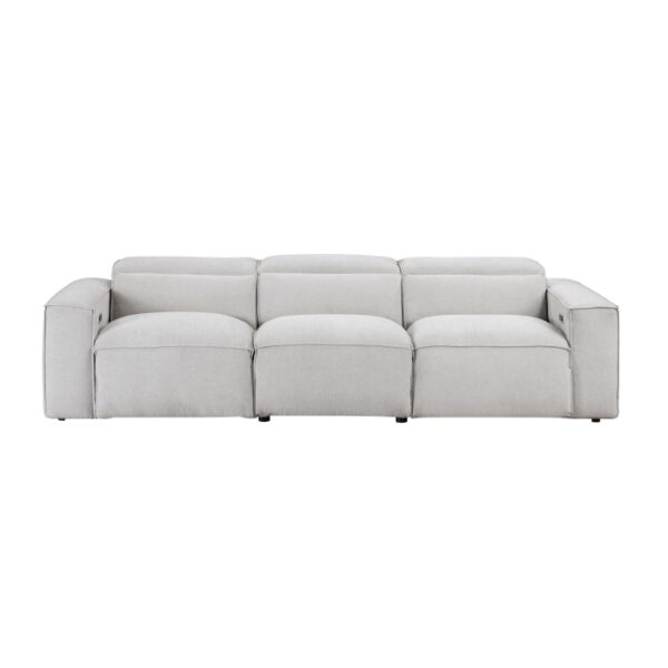 8414GRY-3PWH* Power Double Reclining Sofa ...
