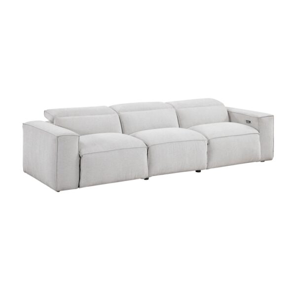 8414GRY-3PWH* Power Double Reclining Sofa ...