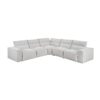 8414GRY-SC Seating- Collection 5-Piece Modular Power Reclin...