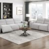 8414GRY Seating- Collection 2pc Set: Sofa, Love