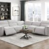 8414GRY Seating- Collection 2pc Set: Sofa, Love