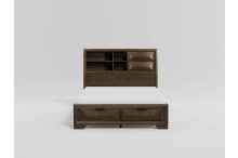 1753 Bedroom Chesky Collection 4pc Set (QB+NS+DR+MR)