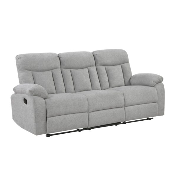 8440GRY-3 Double Reclining Sofa