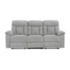 8440GRY-3 Double Reclining Sofa