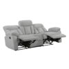 8440GRY-3 Double Reclining Sofa