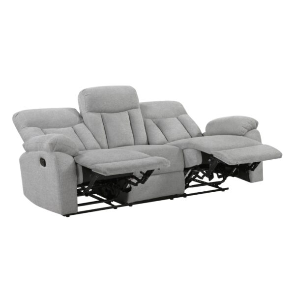 8440GRY-3 Double Reclining Sofa