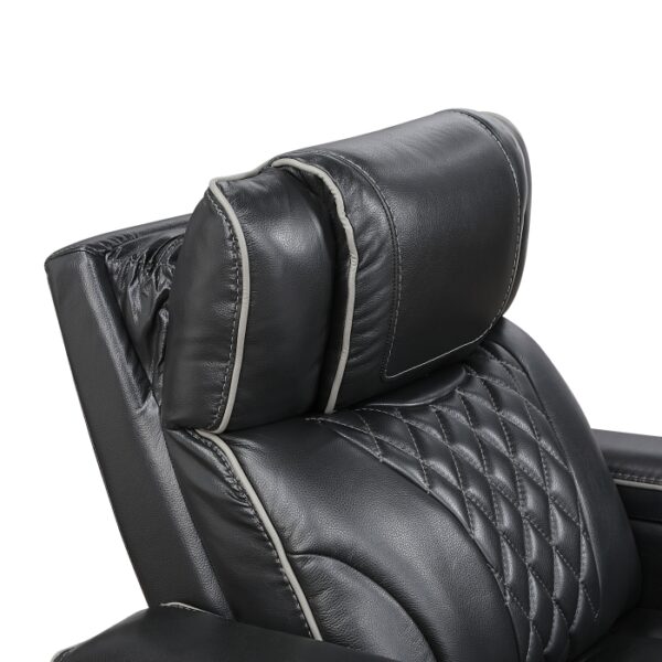8449BK-3PWHM Power Double Reclining Sofa ...