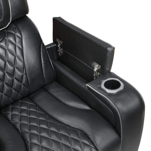 8449BK-3PWHM Power Double Reclining Sofa ...