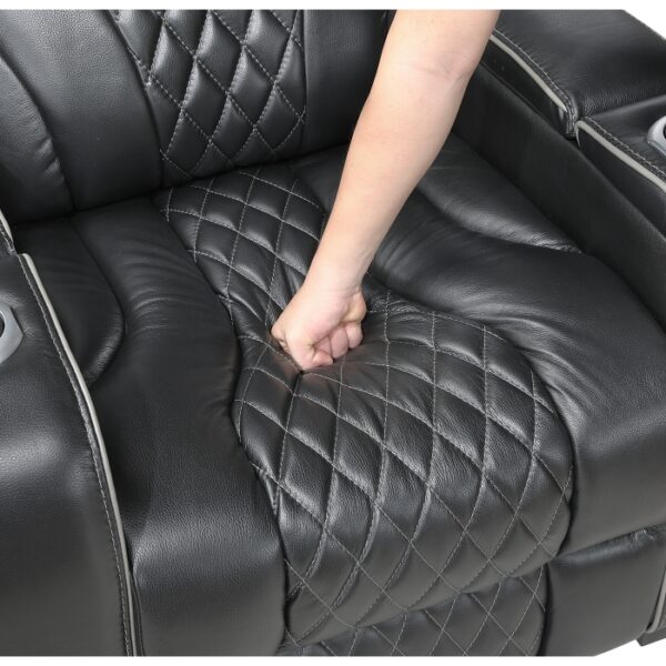 8449BK-3PWHM Power Double Reclining Sofa ...