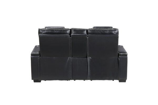 8449BK Seating- Collection 2pc Set: Sofa, Love (Power)
