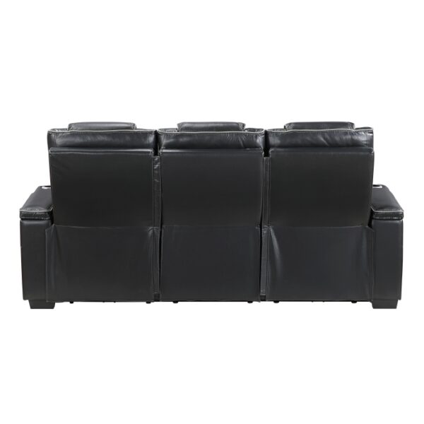 8449BK-3PWHM Power Double Reclining Sofa ...