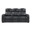 8449BK-3PWHM Power Double Reclining Sofa ...